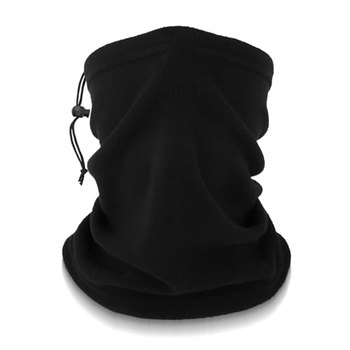 Dimeho Winter Loop Schal Herren & Damen Loopschal Halstuch Fleece Gamasche Winddicht Weichem Gesichtsschutz Schal Atmungsaktive Gesichtsmaske für Kaltes Wetter Skifahren Radfahren Outdoor-Sportarten von Dimeho