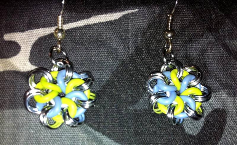 Windrad Chainmaille Ohrringe Windrad Chainmaille Ohrringe von DimensionalChainz