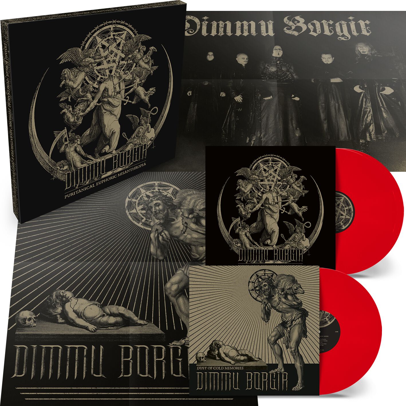 Dimmu Borgir Puritanical euphoric misanthropia LP rot von Dimmu Borgir