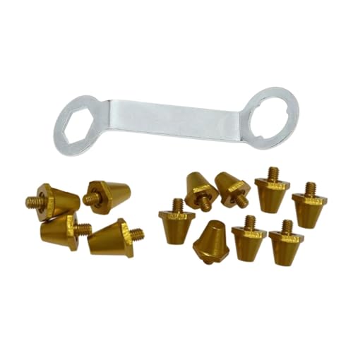 DimyFew 12x Football Boot Studs Soccer Studs 11mm 13mm Non Slip M5 Gewindeschraube Tragbare Professionelle Stabile Fußballstiefelspikes von DimyFew