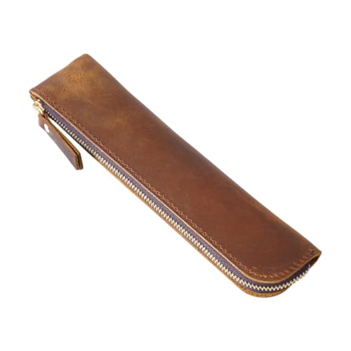 DimyFew Stiftspeicher Hülle Hülle Beutel Organizer 7.8x1.7inch Mehrzweck wasserdichte Kosmetikhalter, Braun von DimyFew