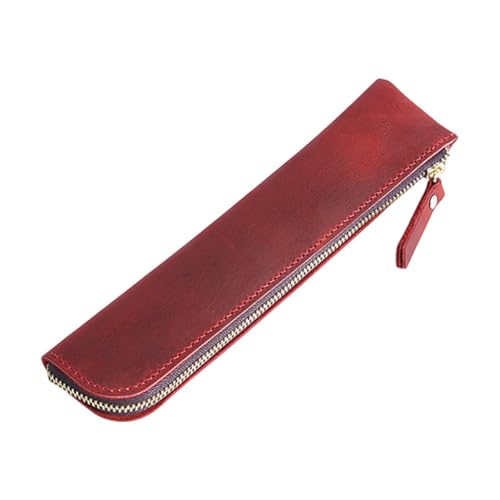 DimyFew Stiftspeicher Hülle Hülle Beutel Organizer 7.8x1.7inch Mehrzweck wasserdichte Kosmetikhalter, Rot von DimyFew