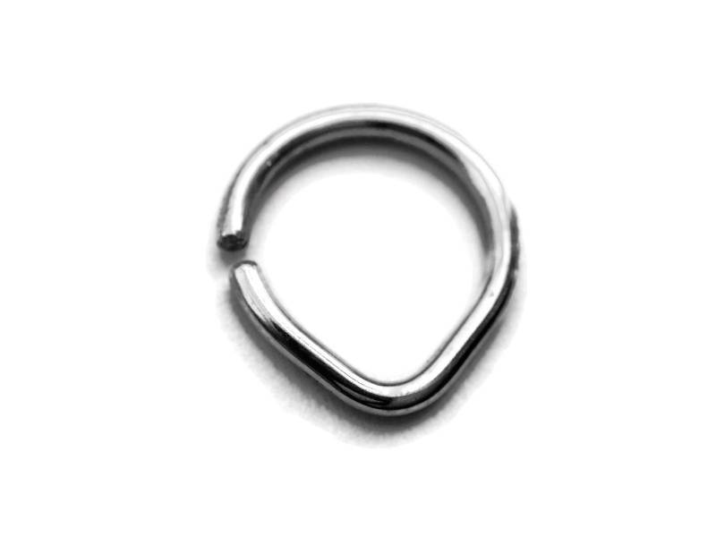 Einfacher Chevron Septum Ring - Dreieck Hoop Nasenloch Helix Daith Tragus Conch Rook Nickelfreies Sterlingsilber Einfacher Chevron Septum Ring - Dreieck Hoop Nasenloch Helix Daith Tragus Conch Rook Nickelfreies Sterlingsilber von DinanRings