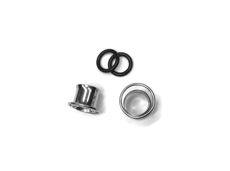 Große Kugel-Stecker Ohrringe ~ Sterling Silber Messröhren Hochglanzpolierte Ohrtunnels Gestreckte Ohrläppchen Plugs Große Kugel-Stecker Ohrringe ~ Sterling Silber Messröhren Hochglanzpolierte Ohrtunnels Gestreckte Ohrläppchen Plugs von DinanRings