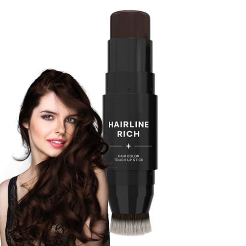 Ansatz-Abdeckstift – Wasserfester, Temporärer Haar-Concealer, Farbstift Mit Zwei Enden | Schnelles Ansatz-Abdeckwerkzeug, Grauhaar-Abdeckstift, Einfach Anzuwendender Haaransatz-Füller Für Männer Und F von Dinchaakuarry