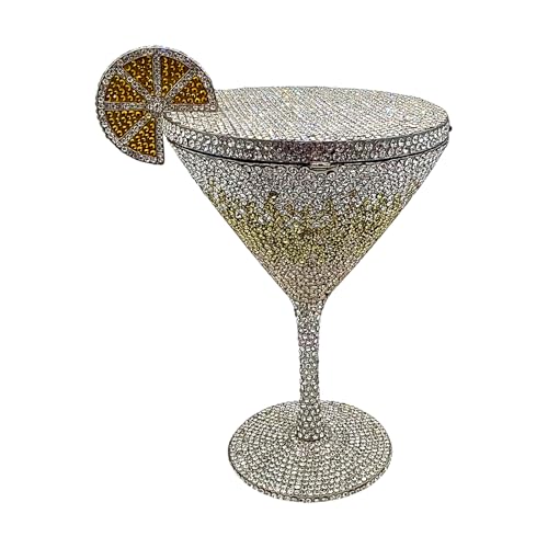 Clutch Kristall Pokal Party Tasche Elegant Clutch für Feiern besondere Anlässe Modeliebhaber, B, Consulte la descripción von Dinchaakuarry