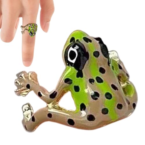 Froschringe für Frauen, Froschring Baum | Tierringe Froschschmuck | Fingerband Open Vintage Jewelry für die Weihnachtsaufbewahrung, riferimento alla descrizione, Bitte beachten Sie Froschringe für Frauen, Froschring Baum | Tierringe Froschschmuck | Fingerband Open Vintage Jewelry für die Weihnachtsaufbewahrung, riferimento alla descrizione, Bitte beachten Sie von Dinchaakuarry