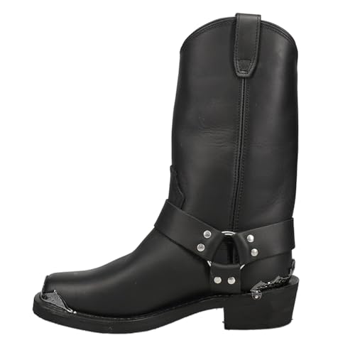 Dingo Herren Chopper Harness Stiefel, Schwarz - Schwarz - Größe: 40 2/3 EU von Dingo