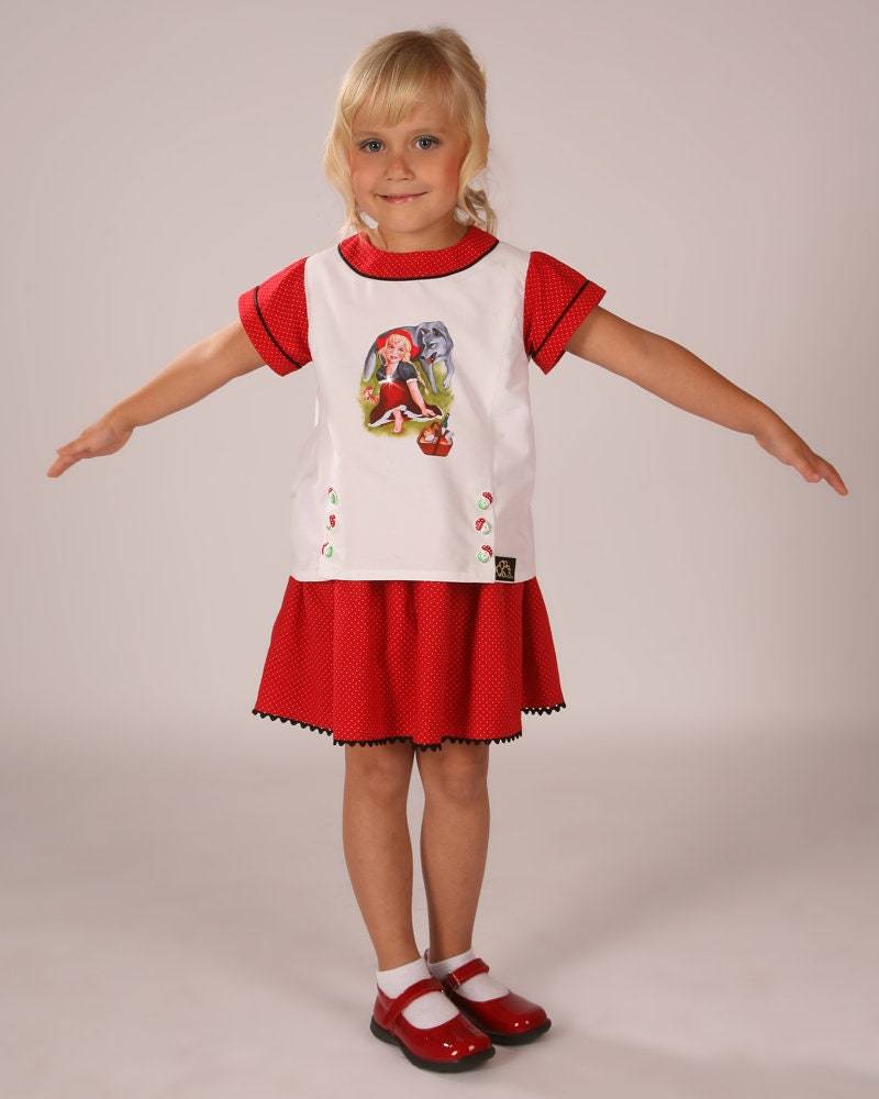 Geschenk Für Mädchen - 2Tlg. Rotkäppchen von DiniDoor