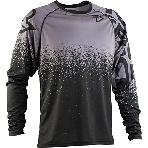 Dinint Herren Mountainbike Trikot, Lange Ärmel Shirt Radtrikot, Atmungsaktive Cycling Jersey, Schnell Trocknen Radsport Bekleidung, antibakteriell MTB Trikot T Shirt für, Vault Jersey von Dinint