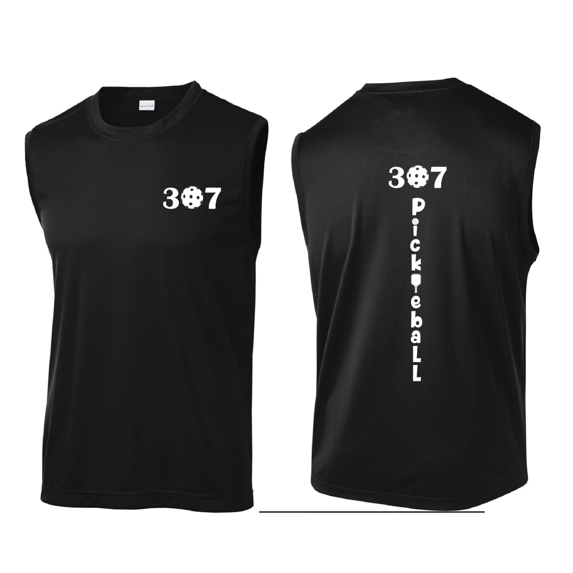 307 Wyoming Pickleball Shirt-Herren T-Shirt-Pickleball Kleidung Für Männer von DinkDinkSmash