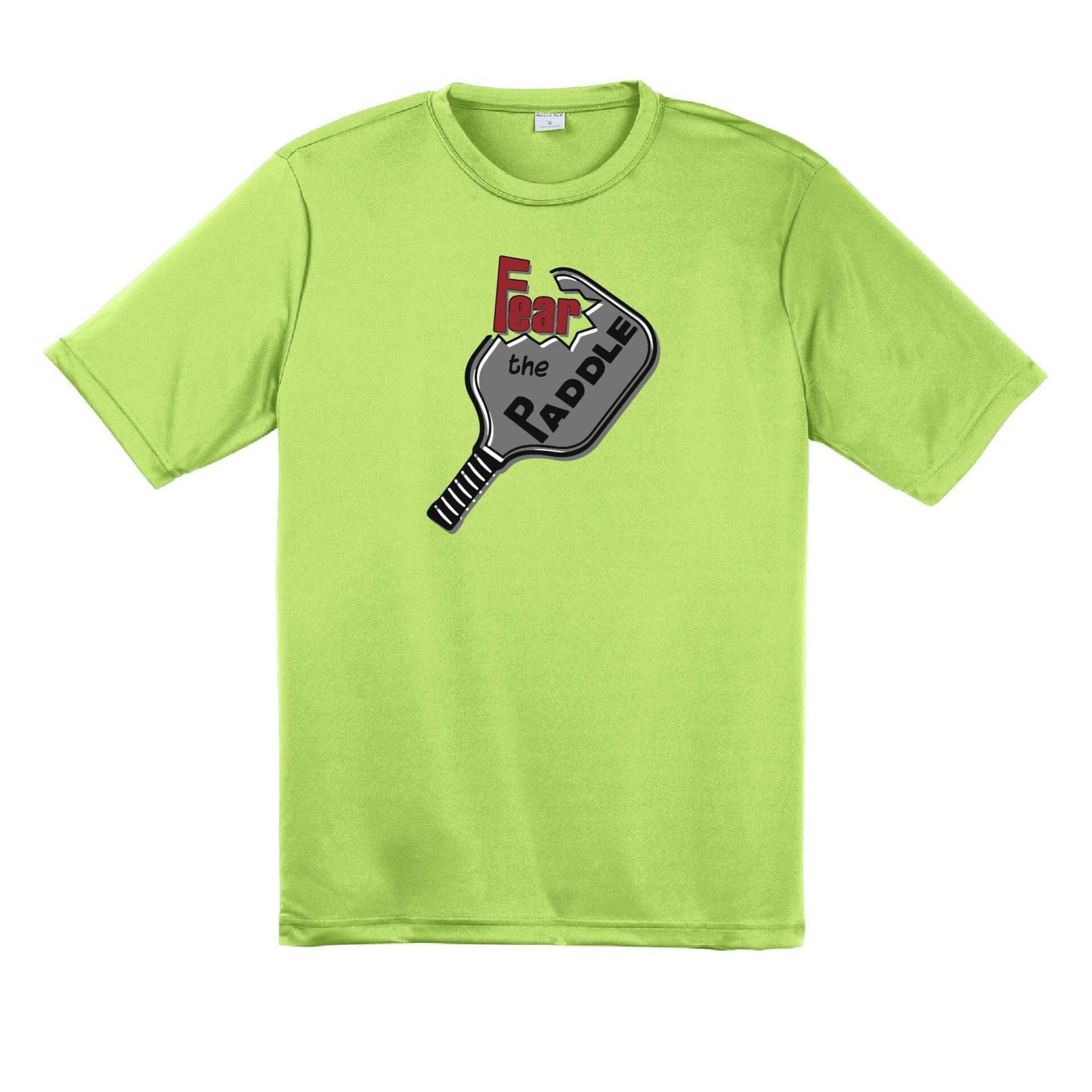 Fear The Paddle Pickleball Shirt-Männer T-Shirt-Pickleball Kleidung Für Männer ... Spaß Shirts von DinkDinkSmash