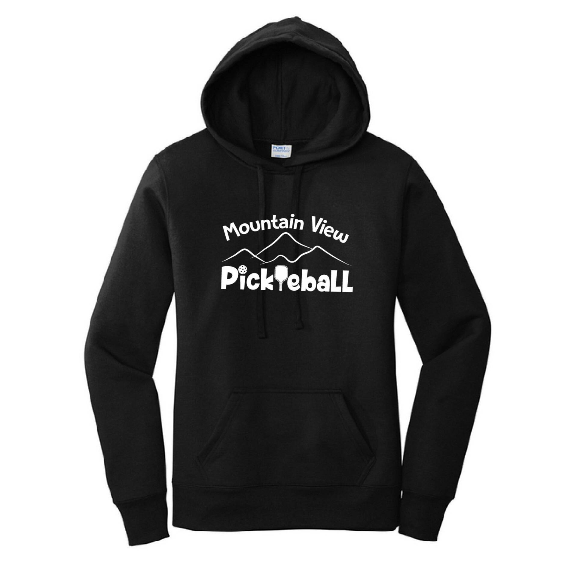 Mountain View Pickleball Frauen Kapuzen-Sweatshirt ... Shirt Damen von DinkDinkSmash