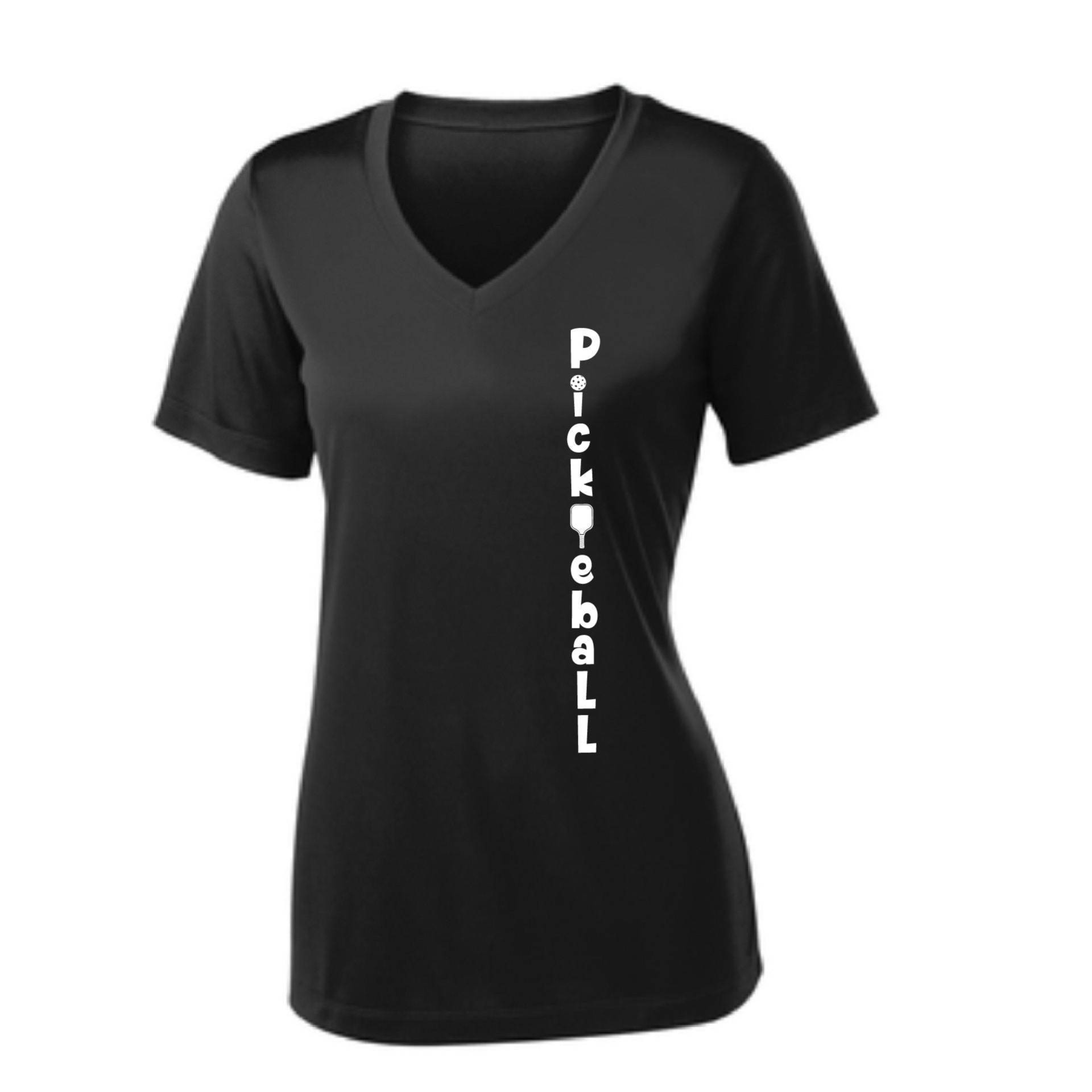 Pickleball Vertikale Kundengerechte Frauen Shirts Damen Shirt Kurzärmeliges Shirt von DinkDinkSmash