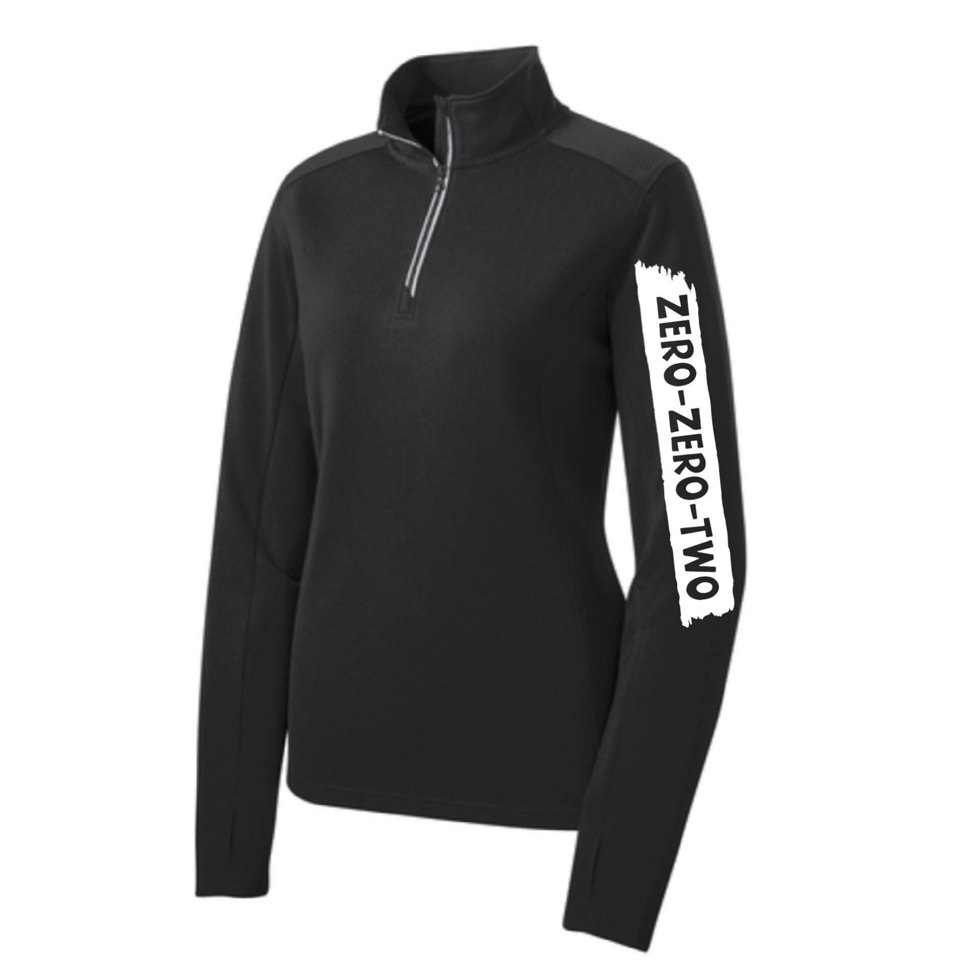 Zero Two Damen 1/4 Zip Pullover Anpassbare Lage ... Pickleball Ladie's Spaß Kleidung von DinkDinkSmash