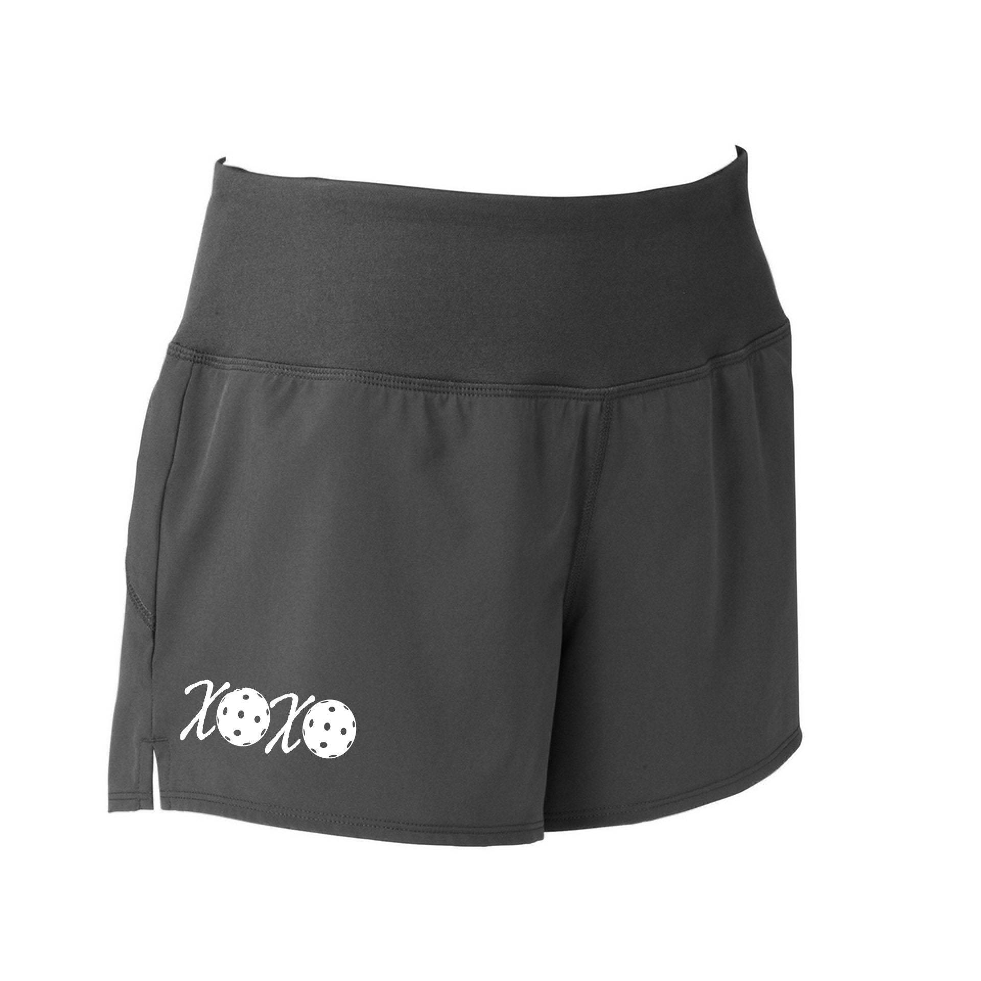 xoxo Pickleball Shorts Damen Short - Dink Smash Active Wear Für Pickleball von DinkDinkSmash