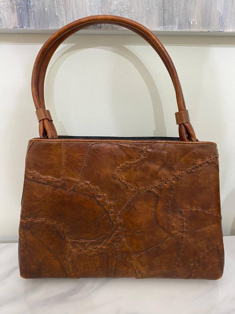 Vintage Patchwork Leder Geldbörse | Braune Handgenähte Tasche Vintage Patchwork Leder Geldbörse | Braune Handgenähte Tasche von DinnerPartyDarling