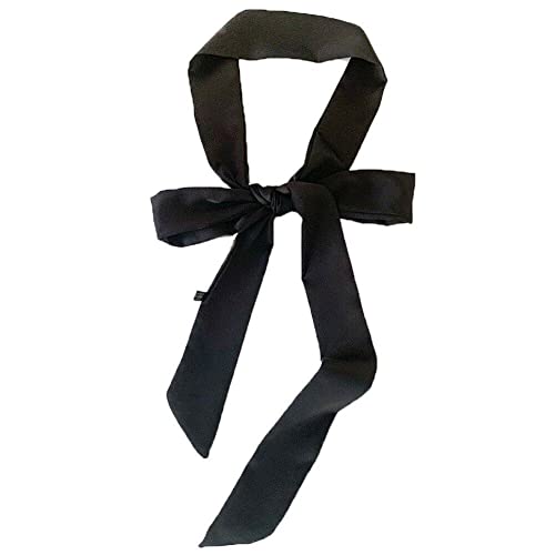 Dünnes Halstuch, einfarbig, schmale Schals, Krawatte, lange, dünne Bänder, Schal, Mode-Accessoires für Damen und Mädchen von Dinntty