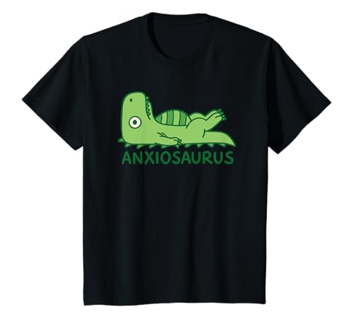 Anxiousaurus: A Shy Dino for Anxious Kids T-Shirt von Dino Comforts for Anxious Kids Everywhere