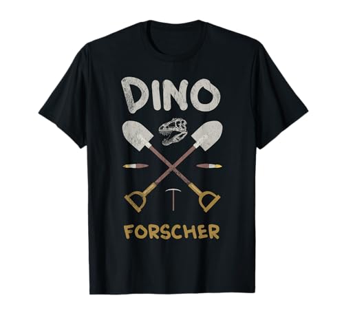 Dinosaurier Forscher Design für Jungs T-Shirt von Dino Forscher ,T-Rex Schädel und Schaufel Set