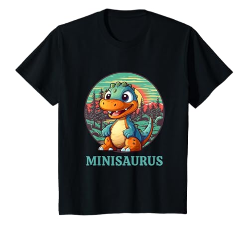 Minisaurus Junge Mädchen Dinosaurier T-Shirt von Dino Geschenkideen Kinder