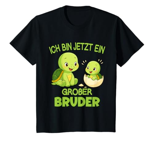 Kinder Geschwister Kinder Dino Baby Ich Bin jetzt EIN großer Bruder T-Shirt von Dino Großer Bruder Geburtstags Geschenke