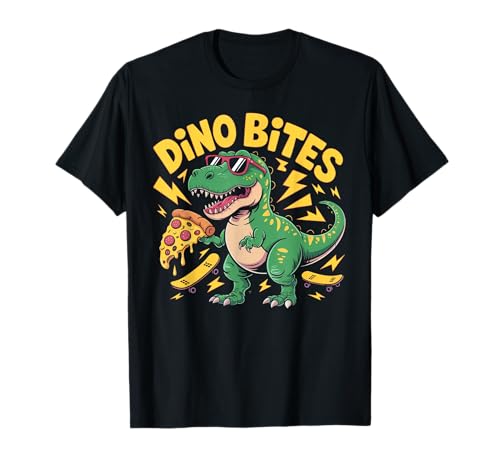 Dino Bites Spaß für Kinder, die Dinosaurier lieben T-Shirt Dino Bites Spaß für Kinder, die Dinosaurier lieben T-Shirt von Dino Mania Apparel for Kids and Families