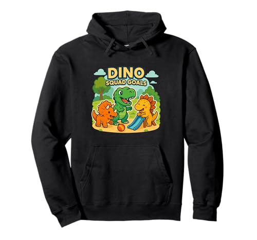 Charming Dino Squad Goals Adventure für Kinder und Dinosaurier Fa Pullover Hoodie Charming Dino Squad Goals Adventure für Kinder und Dinosaurier Fa Pullover Hoodie von Dinosaur Apparel for Boys and Girls