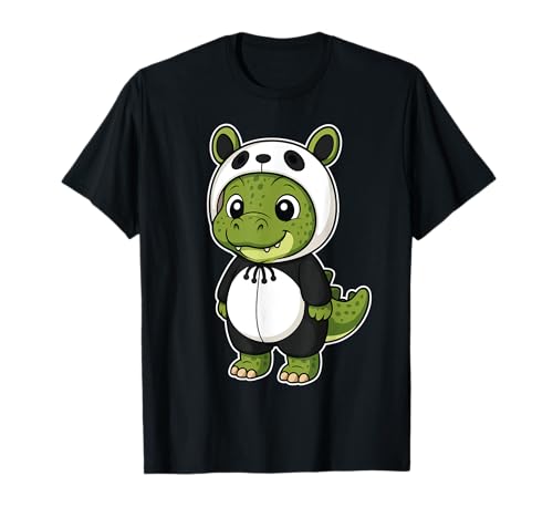 Kawaii Dinosaurier im Panda Kostüm für Mädchen Kinder Dinosaurier T-Shirt Kawaii Dinosaurier im Panda Kostüm für Mädchen Kinder Dinosaurier T-Shirt von Dinosaur In Panda Costume Kawaii Design
