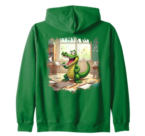 Krokodil Essen Hausaufgaben Lustige Schule Reptil Kinder Grafik Kapuzenjacke Krokodil Essen Hausaufgaben Lustige Schule Reptil Kinder Grafik Kapuzenjacke von Dinosaur School Teacher Humor – I Eat Homework
