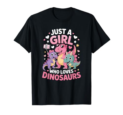 Mädchen Dinosaurier T-Shirt von Dinosaur Shirts & Gifts for Girls