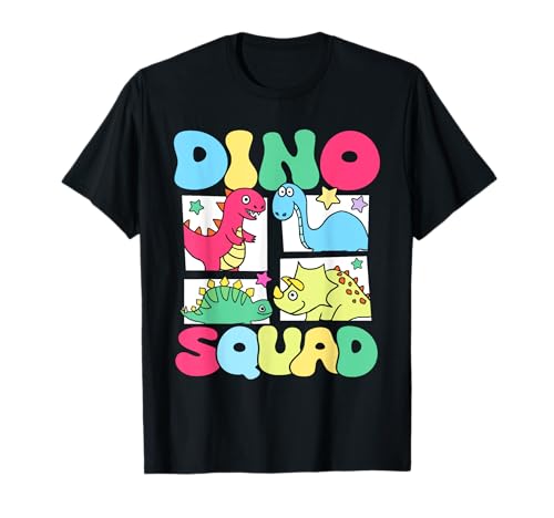 Dino Squad Fossils Niedliche Kawaii Baby Dino Dinosaurier Liebhaber T-Shirt von Dinosaur Squad Fossils for Dinosaur Lovers