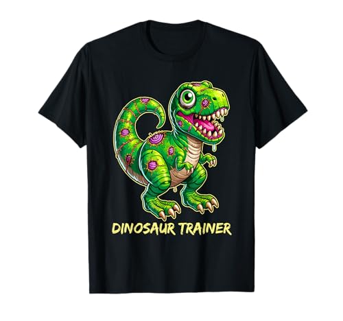 Dinosaurier Trainer T-Rex Geburtstag Retro Halloween Erwachsene Kinder T-Shirt von Dinosaur Trainer T-Rex Halloween Mummy Zombie Wear
