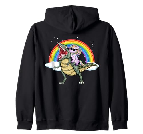 Einhorn Dinosaurier T-Rex Regenbogen Galaxie Jungen Mädchen Kapuzenjacke Einhorn Dinosaurier T-Rex Regenbogen Galaxie Jungen Mädchen Kapuzenjacke von Dinosaur Unicorn Shirts Gifts