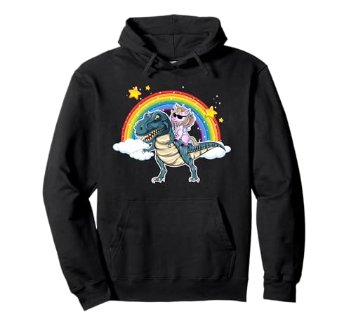 Einhorn Dinosaurier T-Rex Regenbogen Galaxie Jungen Mädchen Pullover Hoodie Einhorn Dinosaurier T-Rex Regenbogen Galaxie Jungen Mädchen Pullover Hoodie von Dinosaur Unicorn Shirts Gifts