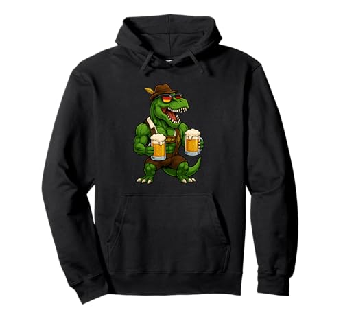 Dinosaurier Trex Bayerisch Deutsch Kostüm Bier Jungen Herren Pullover Hoodie Dinosaurier Trex Bayerisch Deutsch Kostüm Bier Jungen Herren Pullover Hoodie von DinosaurAxis1