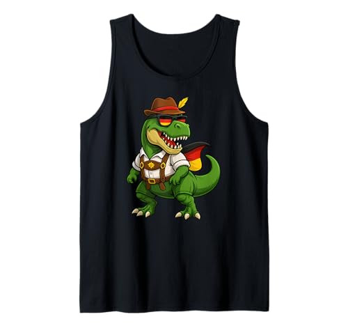 Dinosaurier Trex Bayerisch Deutsch Kostüm Deutschland Flagge Jungen Herren Tank Top Dinosaurier Trex Bayerisch Deutsch Kostüm Deutschland Flagge Jungen Herren Tank Top von DinosaurAxis1