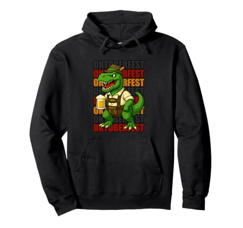 Dinosaurier Trex Bayerisch Deutsches Kostüm Oktober Fest Jungen Herren Pullover Hoodie Dinosaurier Trex Bayerisch Deutsches Kostüm Oktober Fest Jungen Herren Pullover Hoodie von DinosaurAxis1