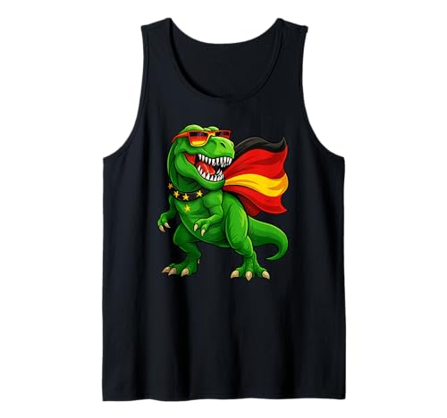 Dinosaurier Trex Deutschland Flagge Jungen Mädchen Kinder Tank Top Dinosaurier Trex Deutschland Flagge Jungen Mädchen Kinder Tank Top von DinosaurAxis1