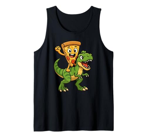 Dinosaurier Trex Pizza Food Lover Jungen Mädchen Kinder Tank Top Dinosaurier Trex Pizza Food Lover Jungen Mädchen Kinder Tank Top von DinosaurAxis1