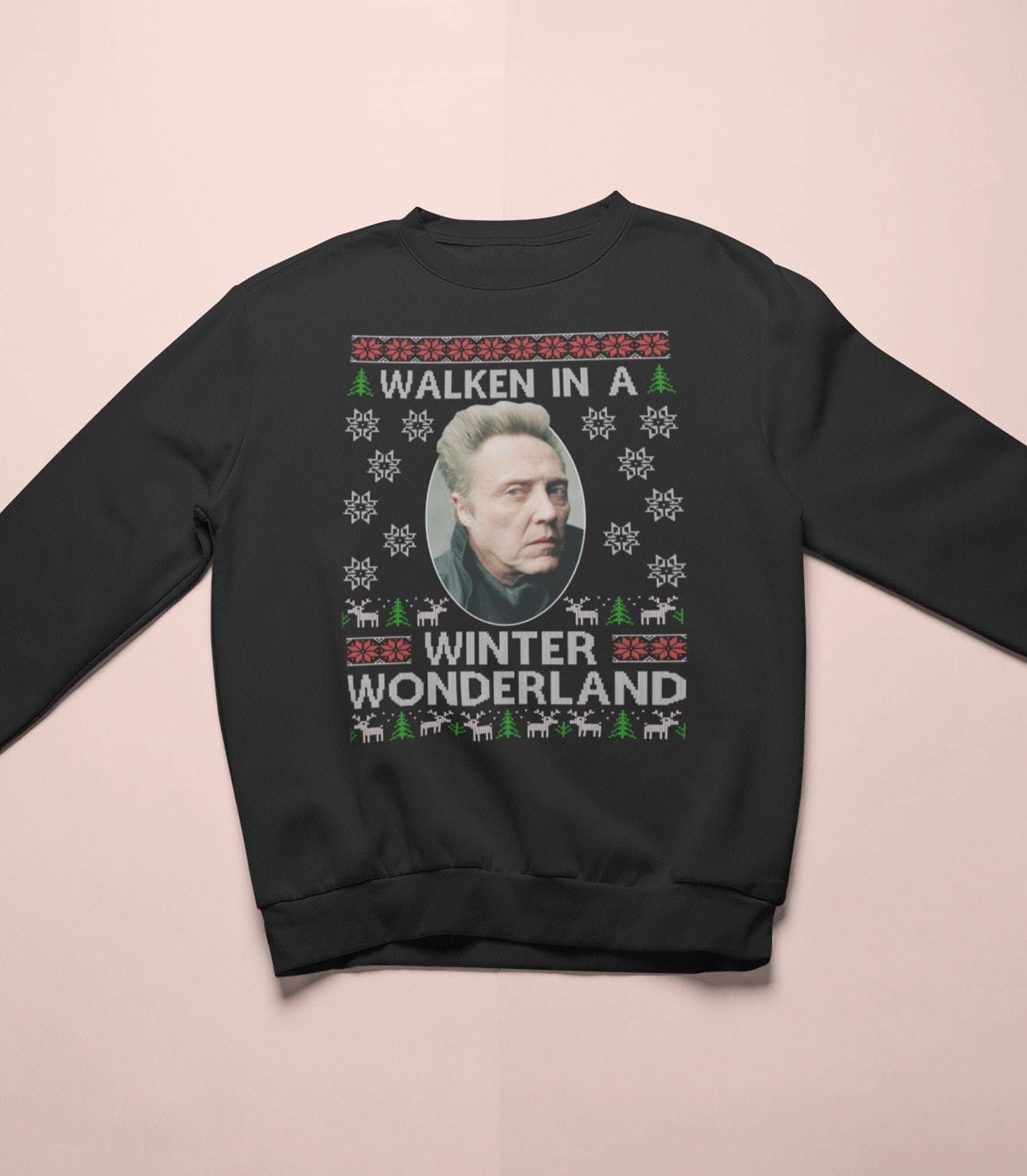 Christopher Walken - in A Winter Wonderland Weihnachtspullover von DinosaurDeathDay
