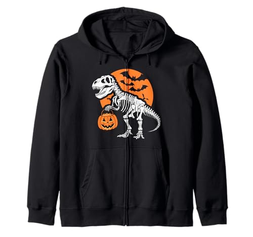 Halloween Dinosaurier T rex Kürbis gruselig Kostüm Kinder Kapuzenjacke von Dinosaurier Halloween Mädchen Jungen Mann Frau