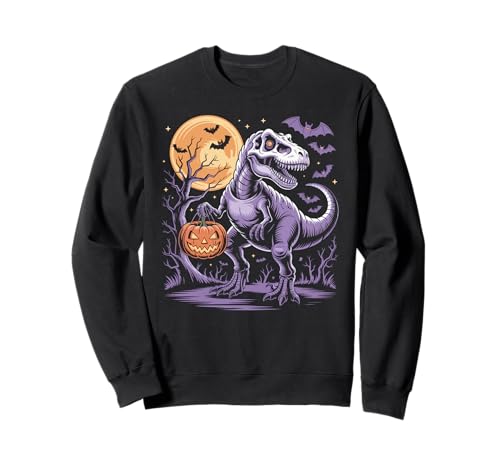 Halloween Dinosaurier T rex Kürbis gruselig Kostüm Kinder Sweatshirt von Dinosaurier Halloween Mädchen Jungen Mann Frau