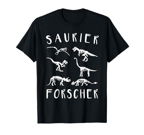 Saurier Forscher Dinosaurier Zukünftiger Paläontologe Kinder T-Shirt Saurier Forscher Dinosaurier Zukünftiger Paläontologe Kinder T-Shirt von Dinosaurier Paläontologie Saurier