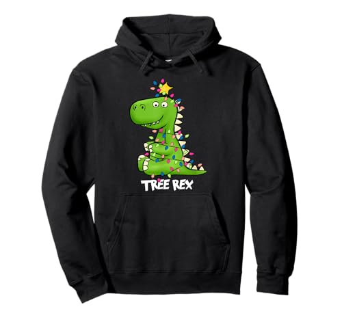 Tree Rex Cute Dinosaur Family Kids Christmas Pullover Hoodie Tree Rex Cute Dinosaur Family Kids Christmas Pullover Hoodie von Dinosaurier Winter Weihnachts Feiertage Kleidung