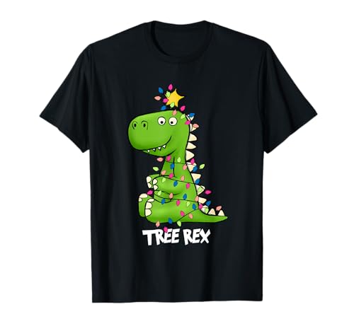Tree Rex Süßer Dinosaurier Familie Kinder Weihnachten T-Shirt Tree Rex Süßer Dinosaurier Familie Kinder Weihnachten T-Shirt von Dinosaurier Winter Weihnachts Feiertage Kleidung