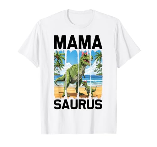 Mama Saurus Brushstroke Dino Island Prehistoric Park Mama T-Shirt Mama Saurus Brushstroke Dino Island Prehistoric Park Mama T-Shirt von Dinosaurs Tees