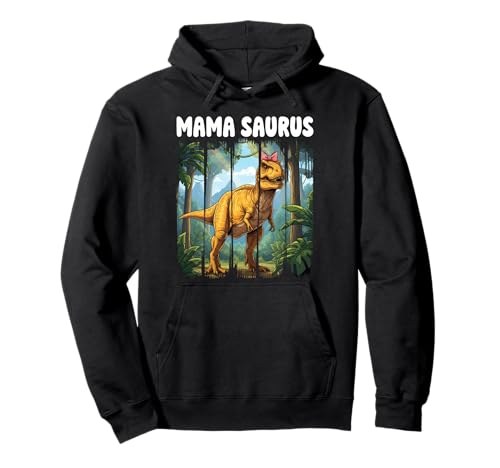 Mama Saurus prähistorischer Dschungel Pinselstrich Dinosaurier Mama Kunst Pullover Hoodie Mama Saurus prähistorischer Dschungel Pinselstrich Dinosaurier Mama Kunst Pullover Hoodie von Dinosaurs Tees