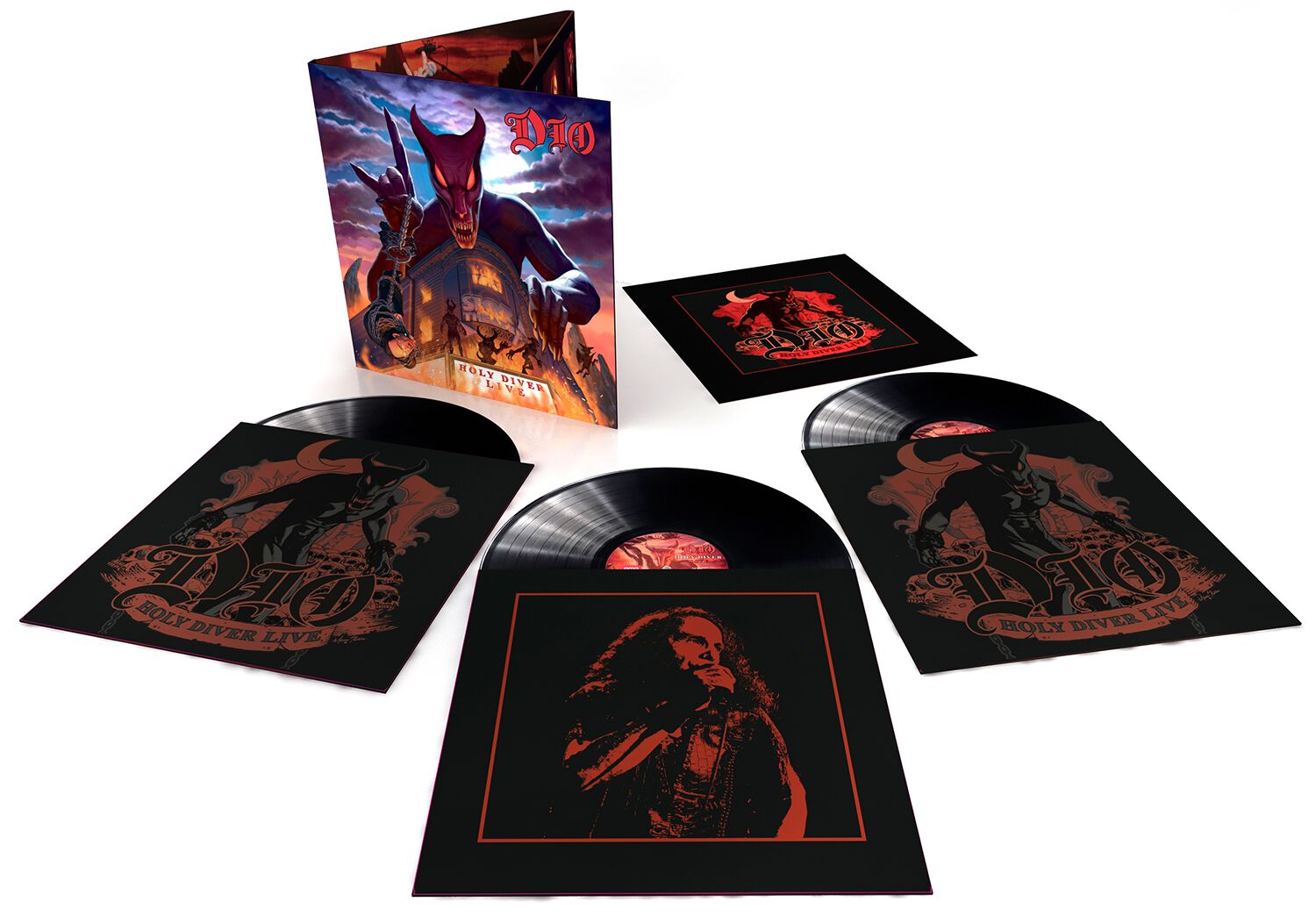 Dio Holy diver - Live LP multicolor von Dio