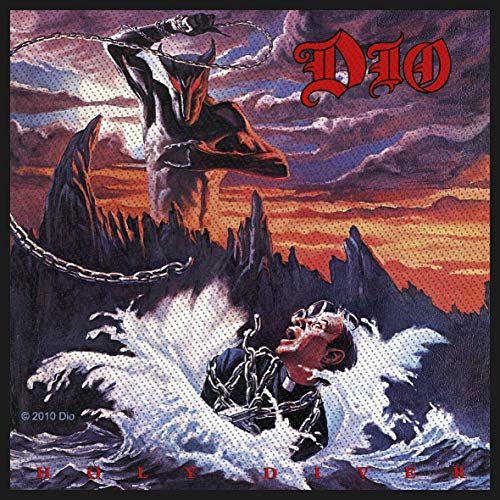 Dio Holy diver Unisex Patch Standard 100% Polyester Undefiniert Band-Merch, Bands von Razamataz